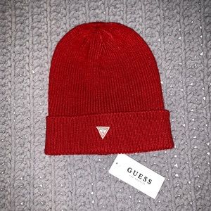 Red Guess Beanie